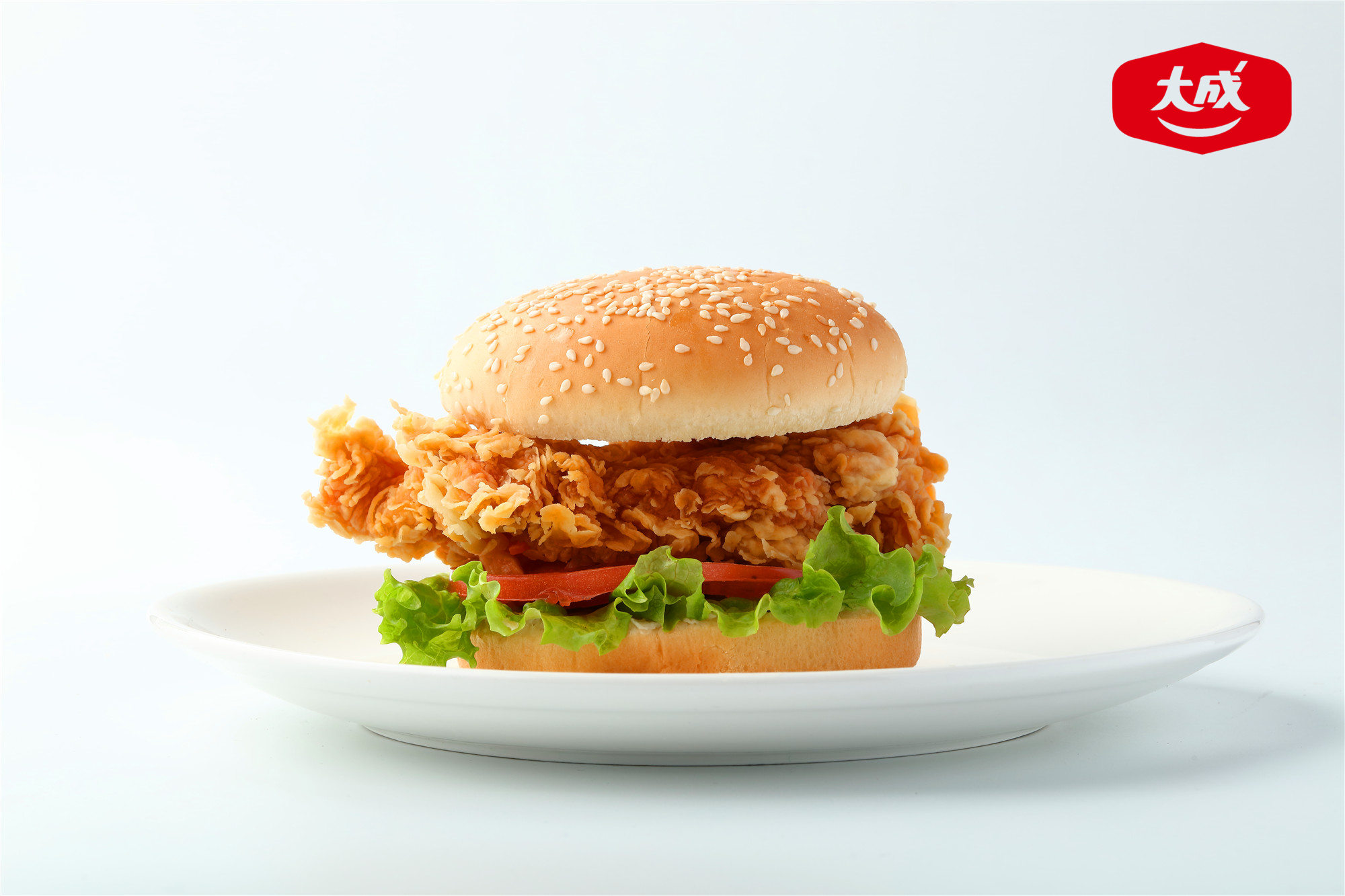 蚌埠大成食品 大成鸡腿汉堡 商品名称:大成鸡腿汉堡 进口/国产:国产